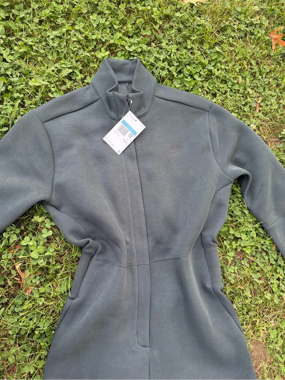 NWT Nike Sportswear Tech Fleece Jumpsuit Seaweed Green M